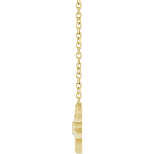 Accented Leaf Necklace or Center