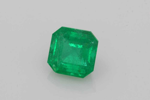 3.82 Carat Asscher Cut Emerald Gemstone – Vivid Intense Green, GIA Certified