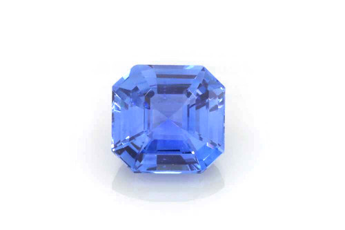 Asscher Cut Blue Sapphire Gemstone – Medium Intense – 1.16 Carat