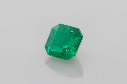 Asscher Cut Emerald Gemstone – 1.14 Carat, Vivid Rich Green