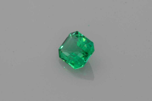 Asscher Cut Emerald Gemstone – Medium Intense Green – 0.43 Carat