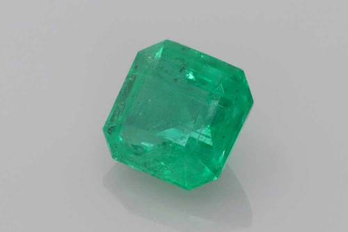 Asscher Cut Emerald Gemstone – 1.49 Carat – Medium Intense Green