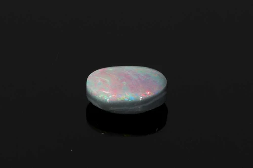 1.19 Carat Cabochon Oval Black Opal Gemstone – Multi Colour