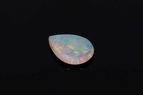 Cabochon Pear White Opal Gemstone – Multi Colour – 0.64 Carat