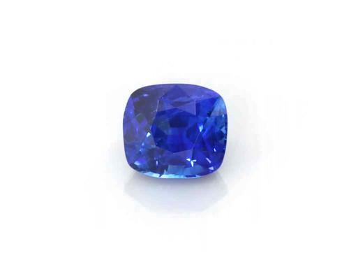 1.62 Carat Cushion Blue Sapphire Gemstone – Vivid Intense