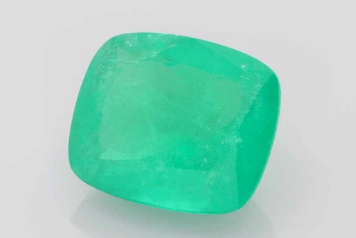 9.02 Carat Cushion Emerald Gemstone, Vivid Intense Green, GIA Certified
