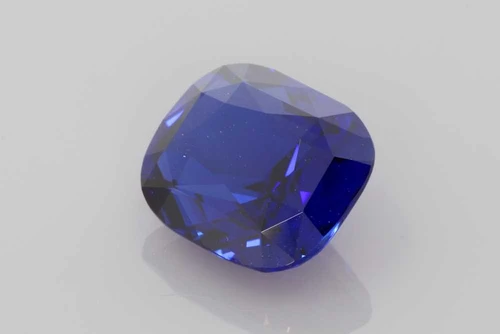 Cushion Blue Sapphire Gemstone – Vivid Intense – 5.04 Carat, GIA Certified
