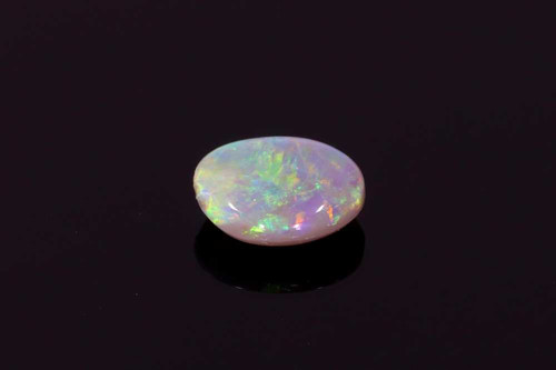 Cabochon Oval Black Opal Gemstone, 0.83 Carat – Multi Colour