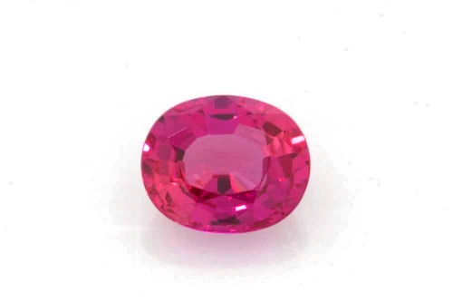 1.1 Carat Cushion Pink Sapphire Gemstone, Deep