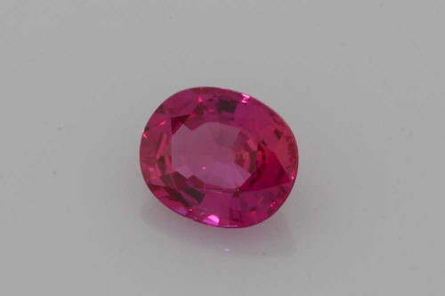 1.1 Carat Cushion Pink Sapphire Gemstone, Deep