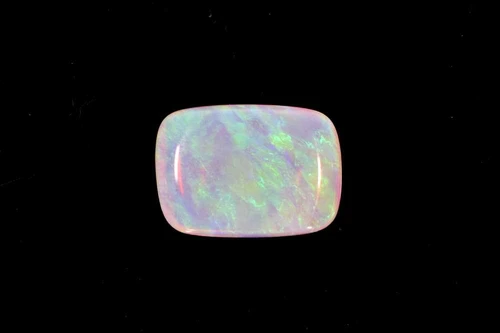 Cabochon Cushion White Opal Gemstone – 1.72 Carat, Multi Colour