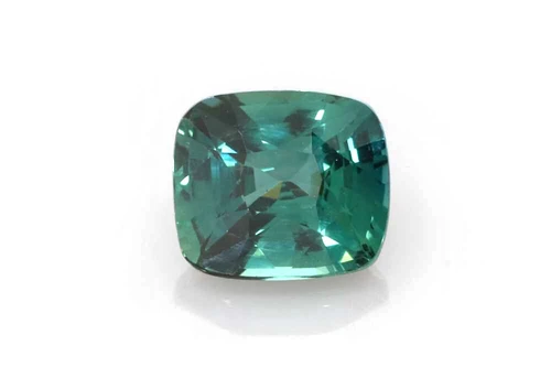 1.57 Carat Cushion Teal Sapphire Gemstone – Vivid Intense Green-Teal