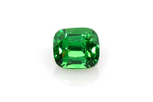 Cushion Tsavorite Gemstone 1.63 Carat Vivid Intense
