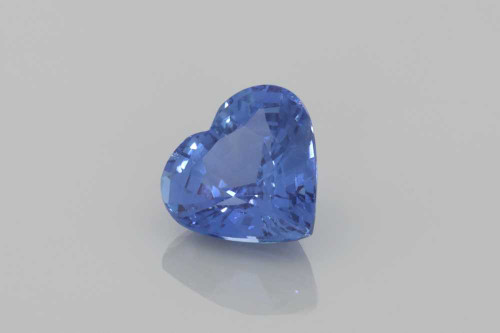 Heart Blue Sapphire Gemstone, 1.16 Carat – Medium Intense