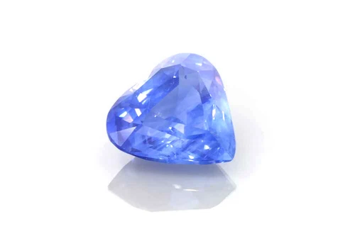 Heart Blue Sapphire Gemstone, 2.91 Carat – Medium Light, Unheated, GIA Certified