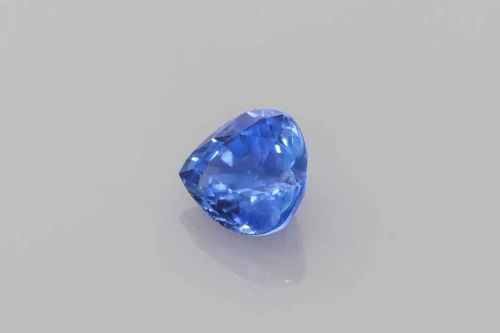 Heart Blue Sapphire Gemstone – 0.7 Carat – Medium Intense