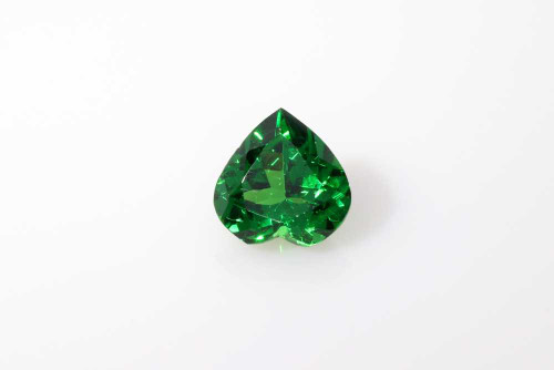 Heart Tsavorite Gemstone – Vivid Intense Green – 0.82 Carat, Unheated