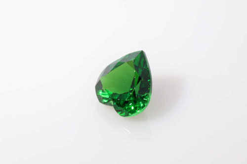 Heart Tsavorite Gemstone – Vivid Intense Green – 0.82 Carat, Unheated