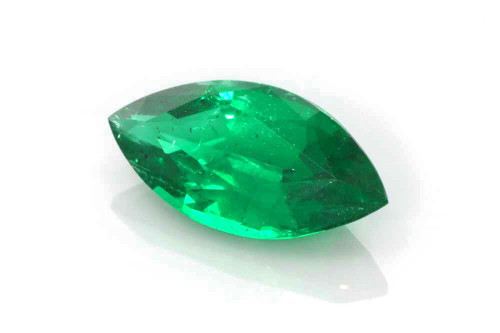 Marquise Emerald Gemstone 2.46 Carat Vivid Intense