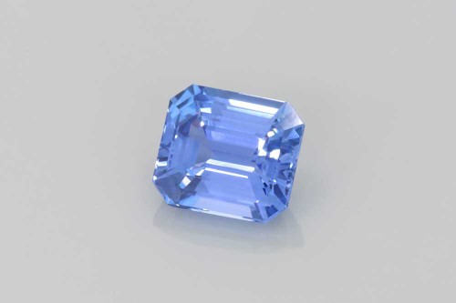 Octagon Blue Sapphire Gemstone – 2.03 Carat, Medium Light, GIA Certified