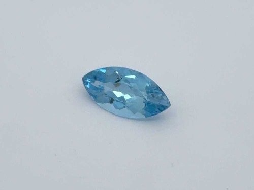 Marquise Aquamarine Gemstone 1.35 Carat Vivid Intense