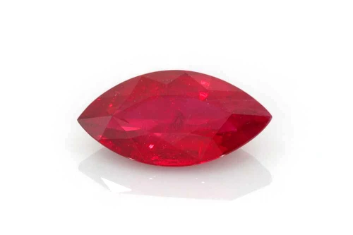 Marquise Ruby Gemstone 1.97 Carat Vivid Intense