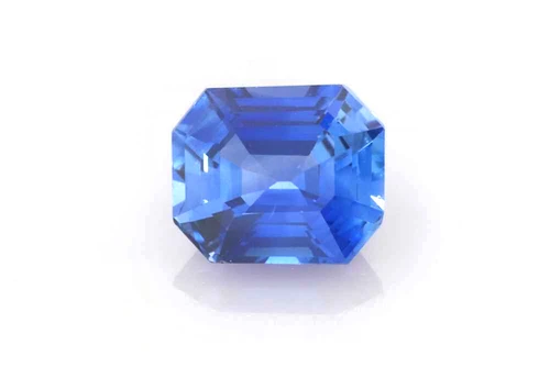 Octagon Blue Sapphire Gemstone – 1.15 Carat, Medium Intense