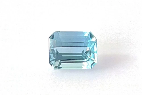 Octagon Cut Aquamarine Gemstone – 2.44 Carat – Medium Intense Blue