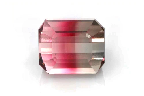 8.27 Carat Octagon Cut Bicolor Tourmaline Gemstone – Multi Colour
