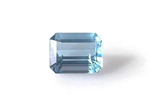 Octagon Cut Aquamarine Gemstone 2.45 Carat Vivid Rich