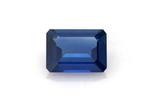 Octagon Cut Blue Sapphire Gemstone 4.18 Carat Vivid Intense