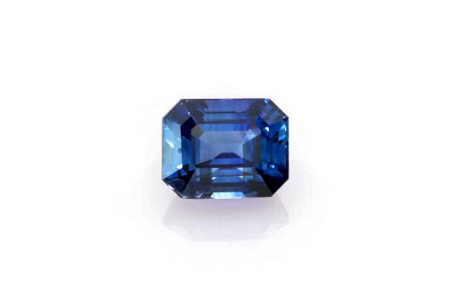 Octagon Cut Blue Sapphire Gemstone – Medium Intense – 2.37 Carat