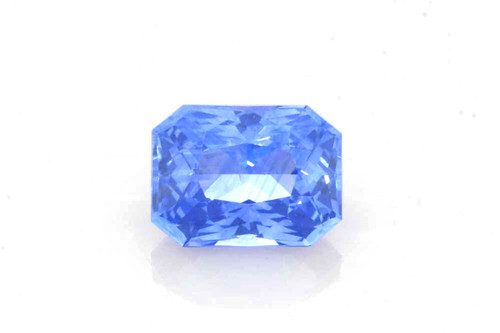 1.23 Carat Octagon Cut Blue Sapphire Gemstone – Medium Light