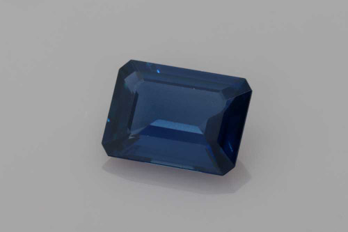 Vivid Intense Octagon Cut Blue Sapphire Gemstone – 4.03 Carat, GIA Certified
