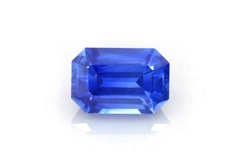 Octagon Cut Blue Sapphire Gemstone 0.67 Carat Vivid Rich