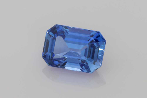 Octagon Cut Blue Sapphire Gemstone – 2.04 Carat, Medium Light