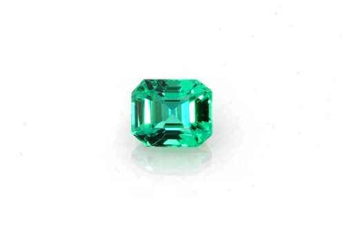 Octagon Cut Emerald Gemstone, 0.43 Carat – Medium Intense Green