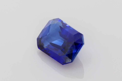 Octagon Cut Blue Sapphire Gemstone – 10.04 Carat, Vivid Intense, GIA Certified