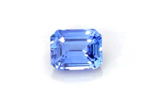 1.51 Carat Octagon Cut Blue Sapphire Gemstone – Medium Light