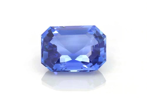 9.15 Carat Octagon Cut Blue Sapphire Gemstone, Medium Intense, GRS Certified