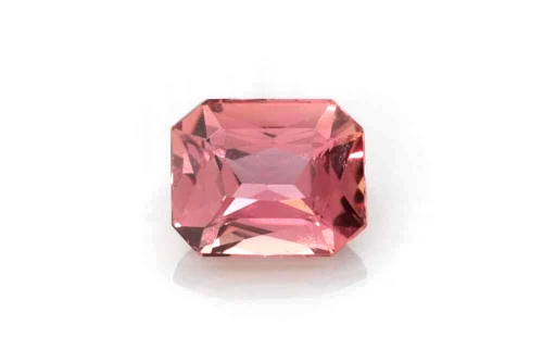 Octagon Cut Champagne Sapphire Gemstone – 0.89 Carat, Vivid Intense Brown