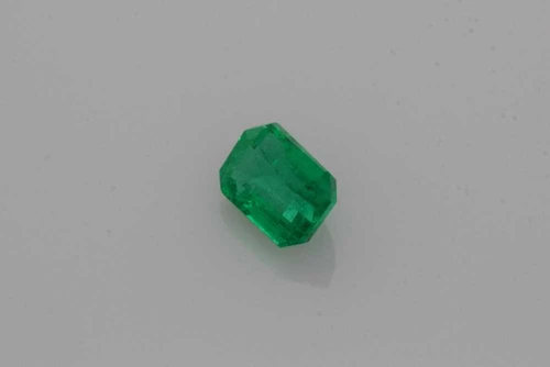 Octagon Cut Emerald Gemstone – Vivid Intense Green – 1.1 Carat, GIA Certified