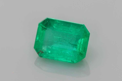 1.66 Carat Octagon Cut Emerald Gemstone – Vivid Intense Green