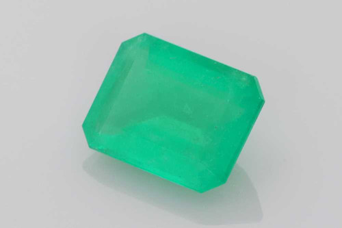 Vivid Rich Green Octagon Cut Emerald Gemstone – 1.98 Carat