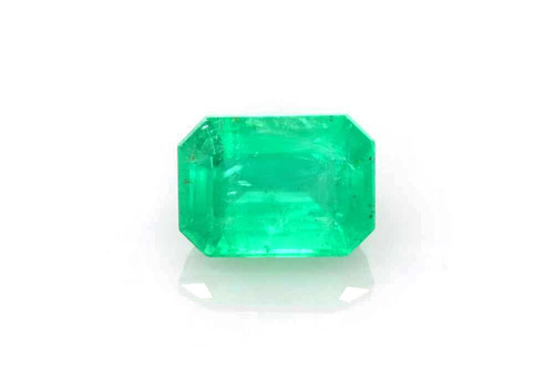 Octagon Cut Emerald Gemstone – 1.11 Carat, Vivid Rich Green