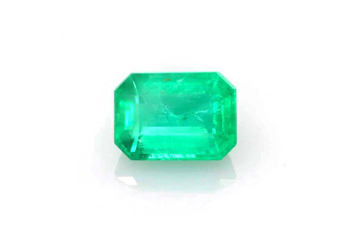 Octagon Cut Emerald Gemstone – 1.07 Carat, Vivid Rich Green