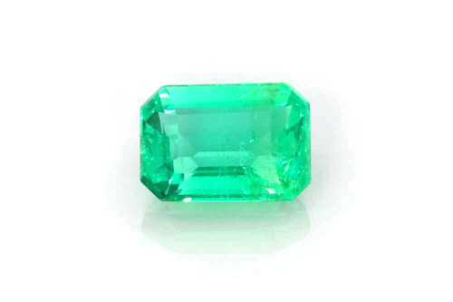 Octagon Cut Emerald Gemstone – 1.02 Carat – Medium Light Green, GIA Certified
