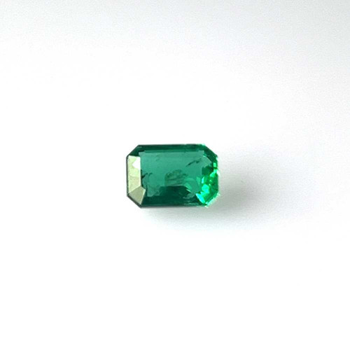Octagon Cut Emerald Gemstone – 0.91 Carat, Medium Intense Green