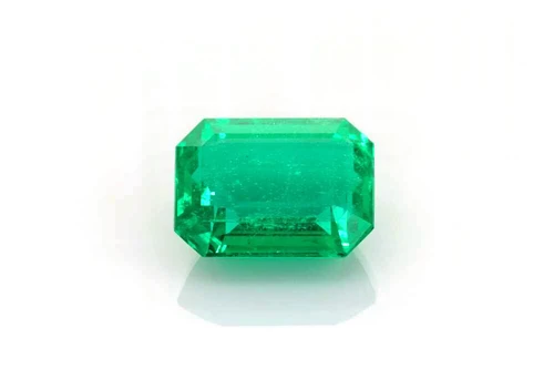 Octagon Cut Emerald Gemstone – Vivid Rich Green – 4.14 Carat, GIA Certified