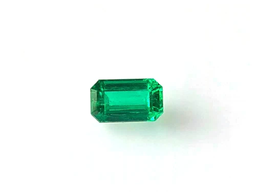 Vivid Rich Green Octagon Cut Emerald Gemstone – 1.81 Carat